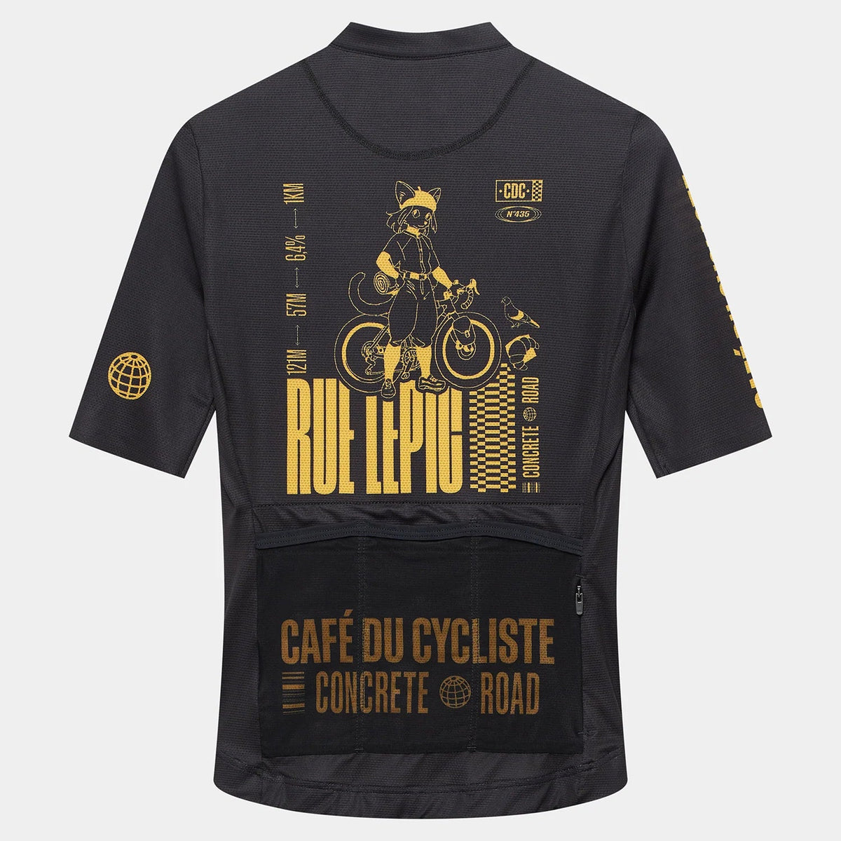 Maglia donna Cafe du Cycliste Paris - Nero Café du Cycliste