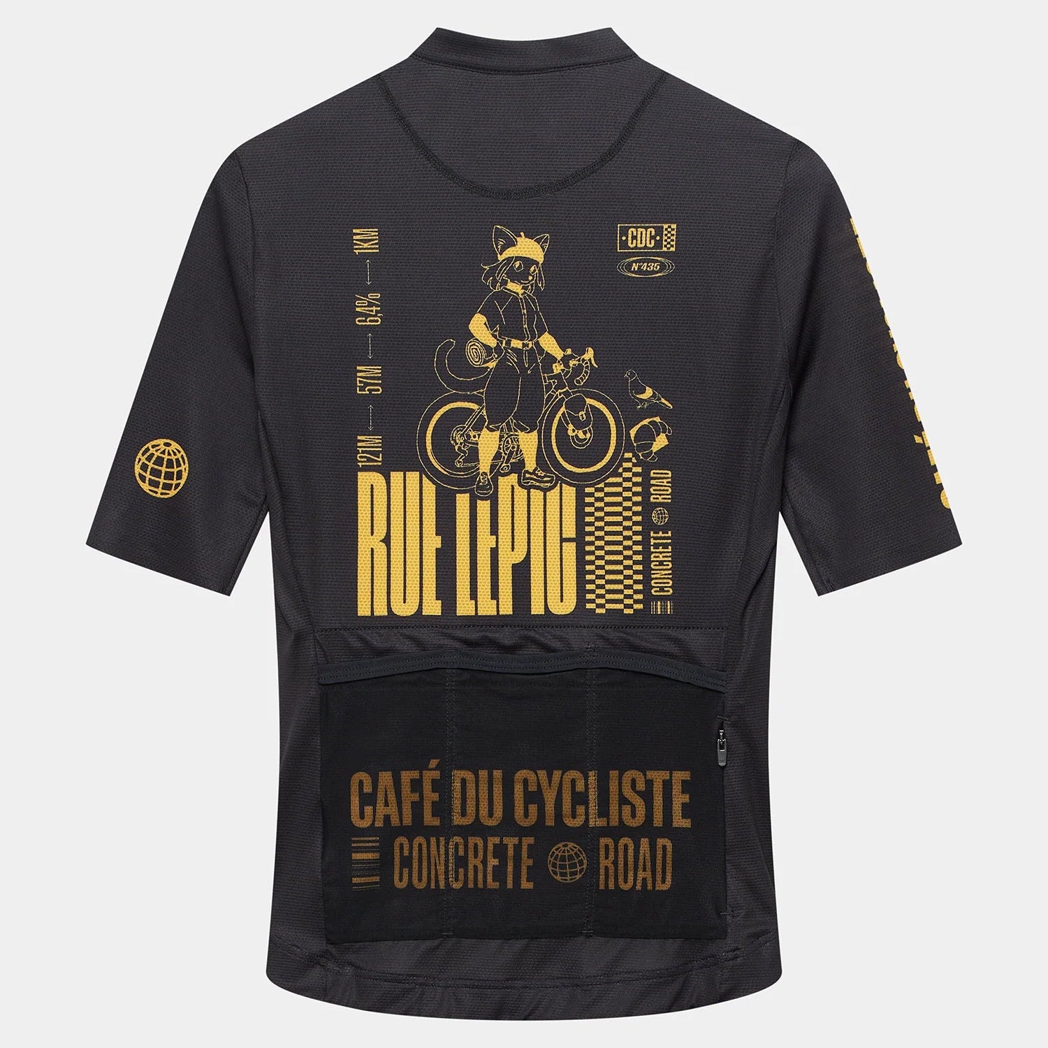 Maglia donna Cafe du Cycliste Paris - Nero Café du Cycliste