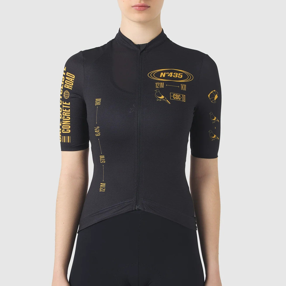 Maglia donna Cafe du Cycliste Paris - Nero Café du Cycliste