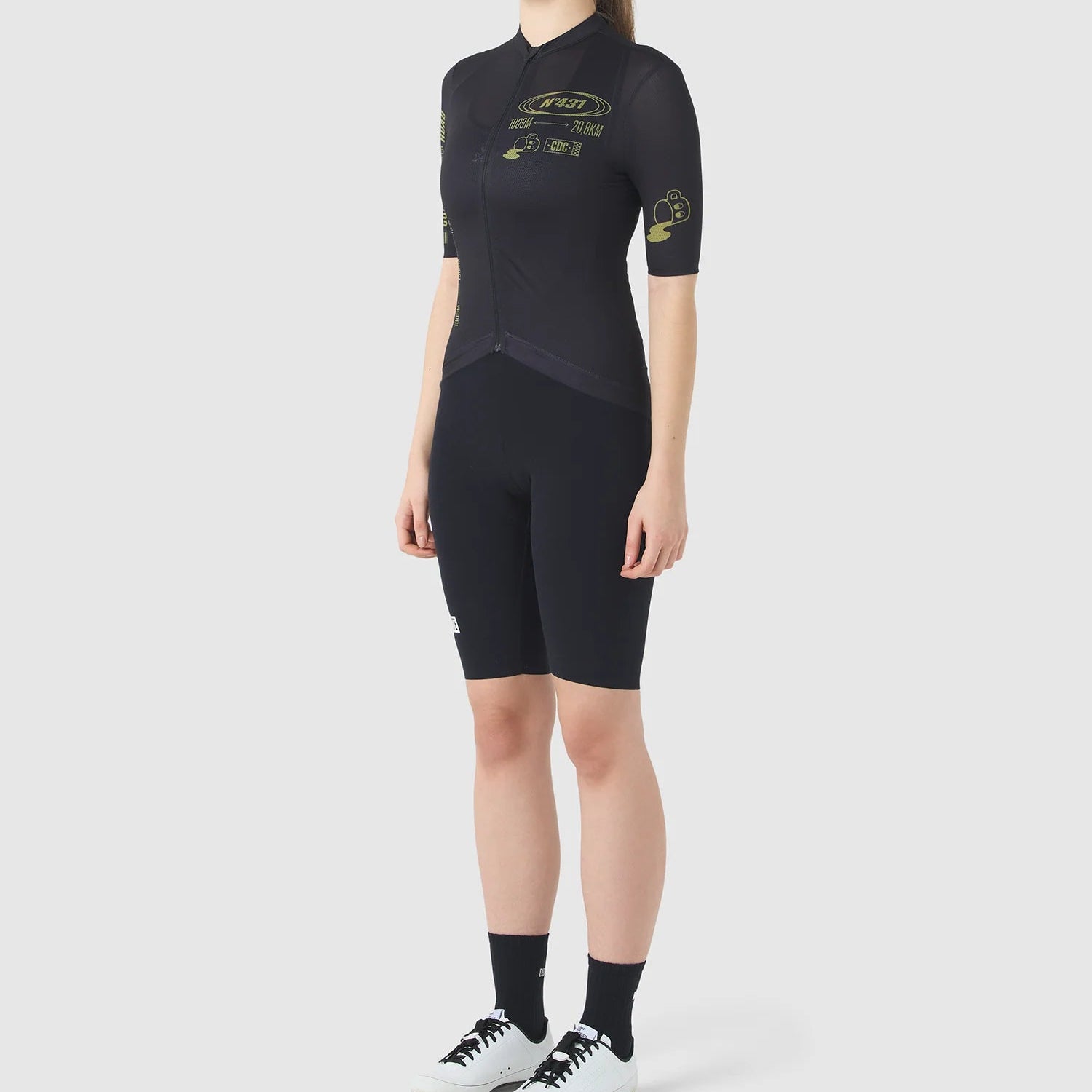 Maglia donna Cafe du Cycliste Ventoux - Nero Café du Cycliste