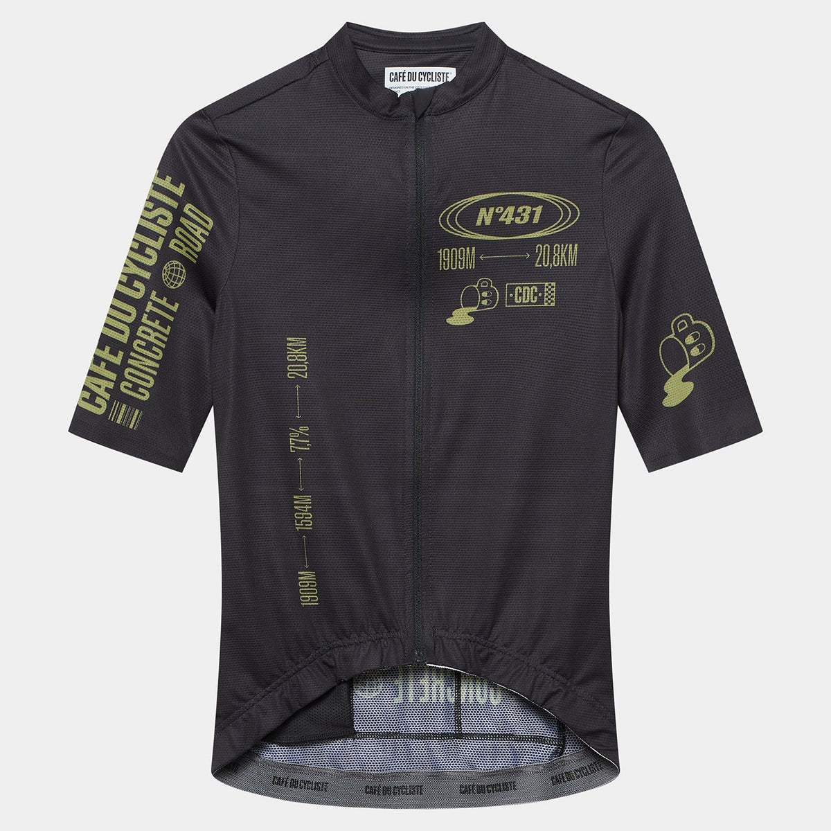 Maglia donna Cafe du Cycliste Ventoux - Nero Café du Cycliste