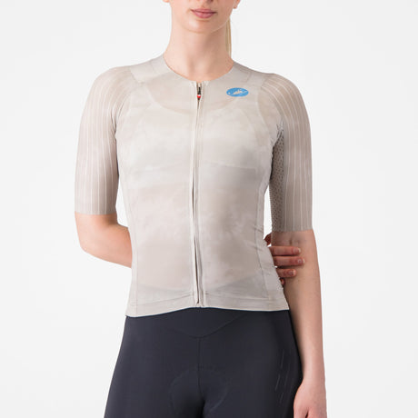 Trikot damen Castelli Aero Race 8S - Beige