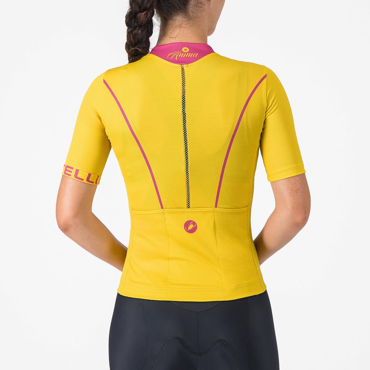 Castelli Anima Flow frau trikot - Gelb