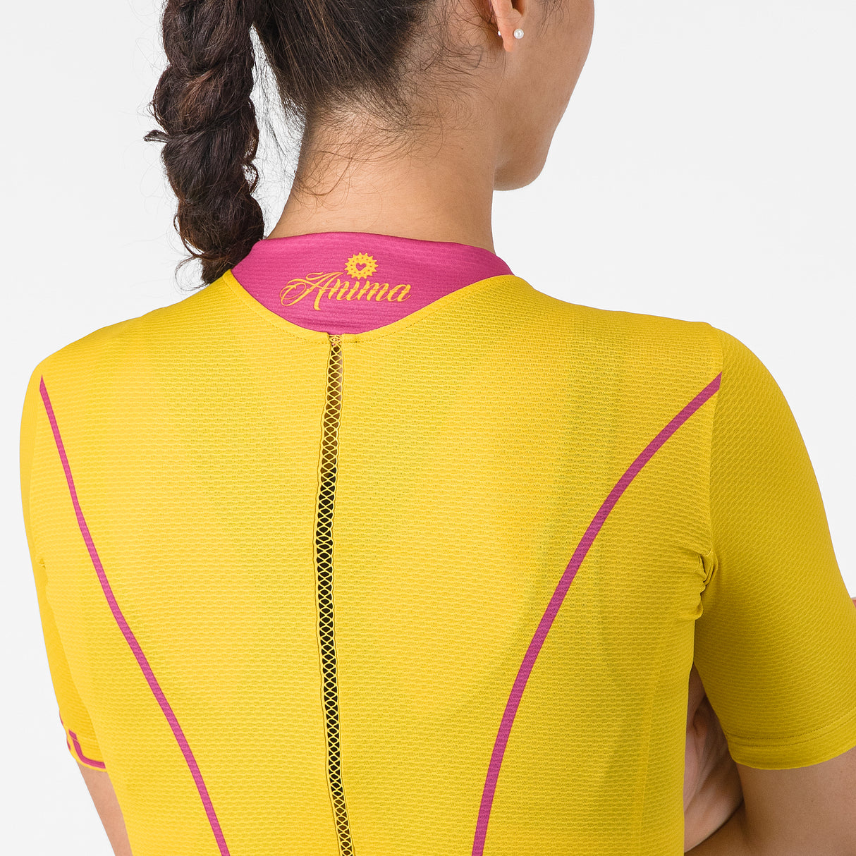 Castelli Anima Flow frau trikot - Gelb