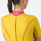 Castelli Anima Flow frau trikot - Gelb