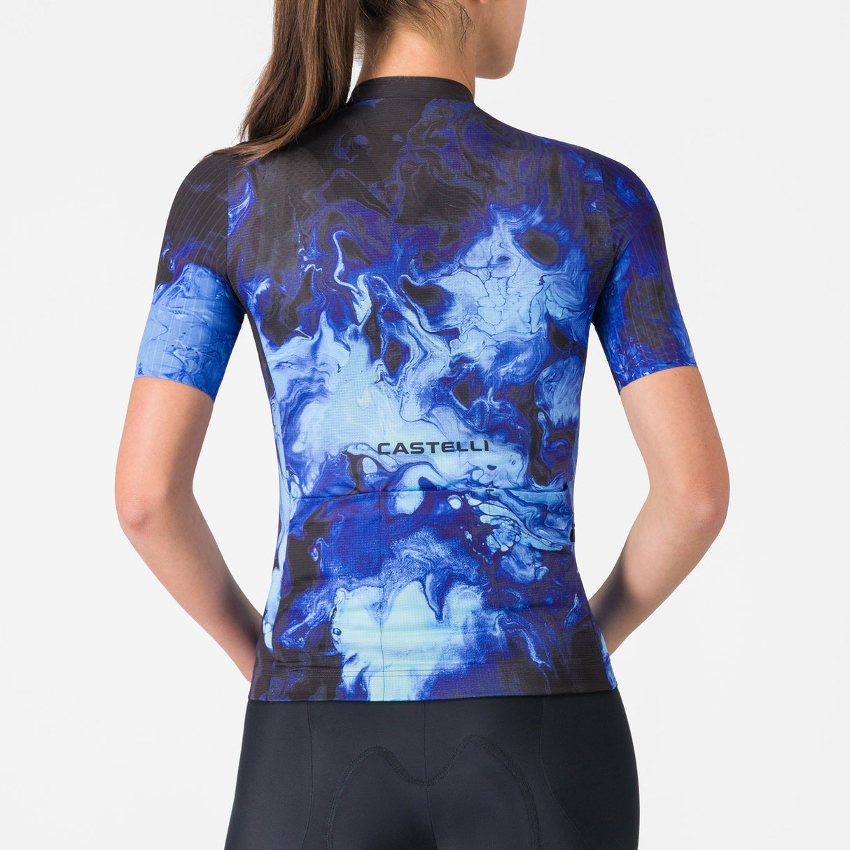 Maillot mujer Castelli Cosmic Vortex - Azul