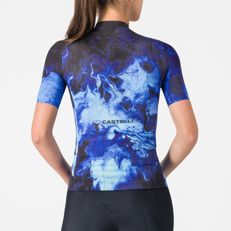 Maillot mujer Castelli Cosmic Vortex - Azul