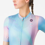 Maillot femme Castelli Cosmic Vortex - Rose