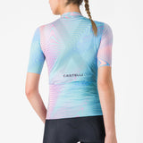 Maillot femme Castelli Cosmic Vortex - Rose