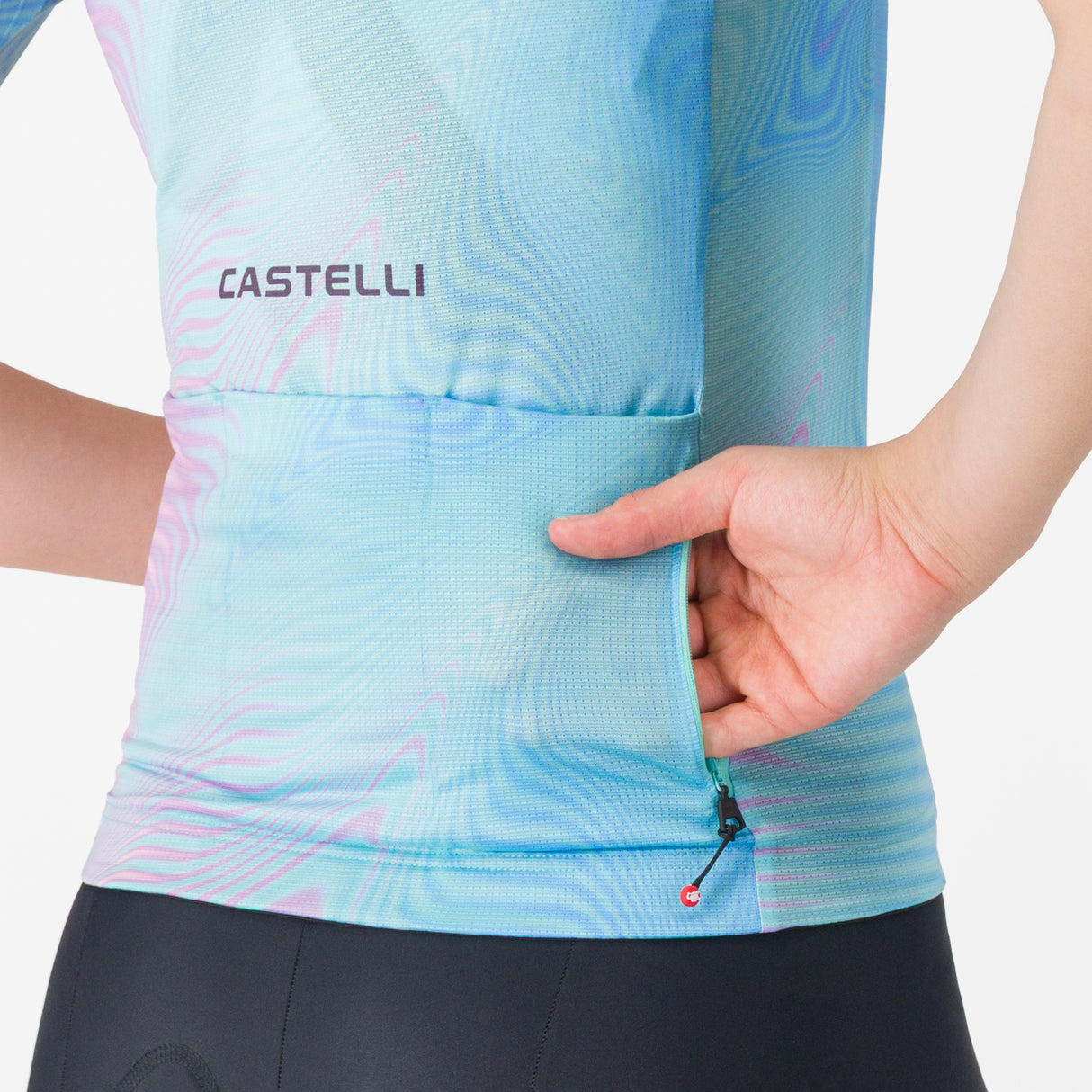 Maillot femme Castelli Cosmic Vortex - Rose