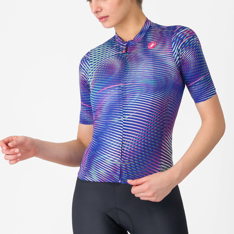 Maglia donna Castelli Cosmic Vortex - Viola Castelli