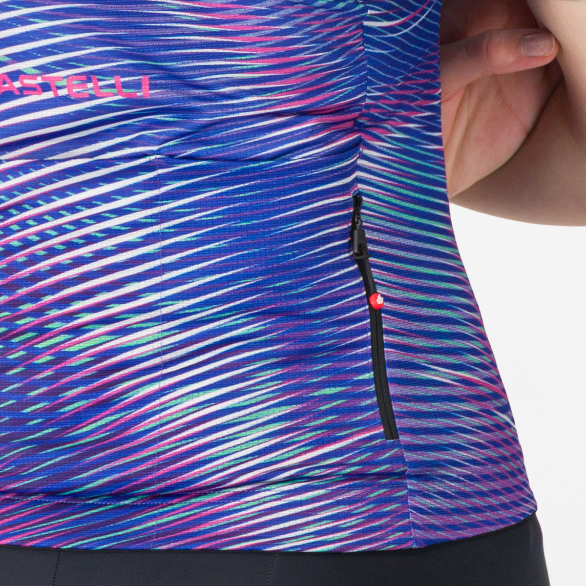 Castelli Cosmic Vortex woman jersey - Purple