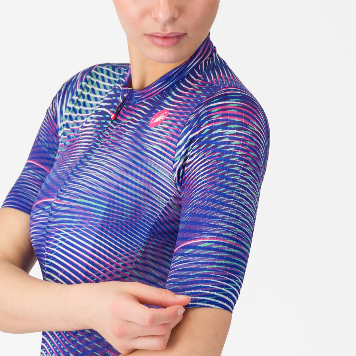Castelli Cosmic Vortex woman jersey - Purple