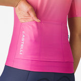 Maglia donna Castelli UPF - Rosa Castelli