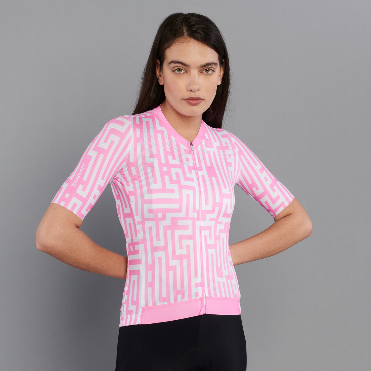 Maglia donna La Passione Maze - Rosa fluo La Passione