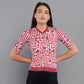 Maglia donna La Passione Maze - Rosso ciliegia La Passione