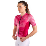Nalini Tie Dye frau trikot - Rosa