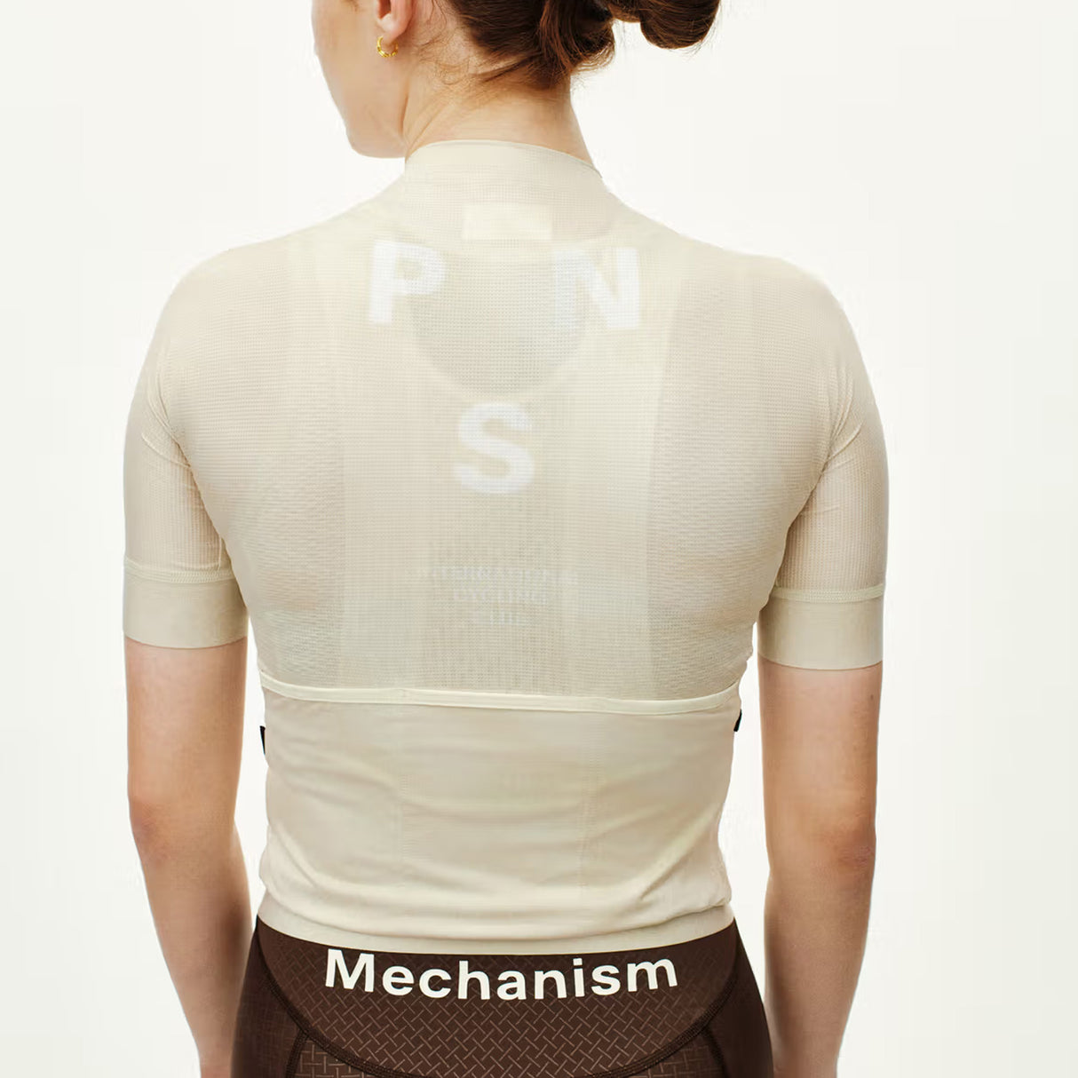 Maillot femme Pas Normal Studios Mechanism - Blanc beige