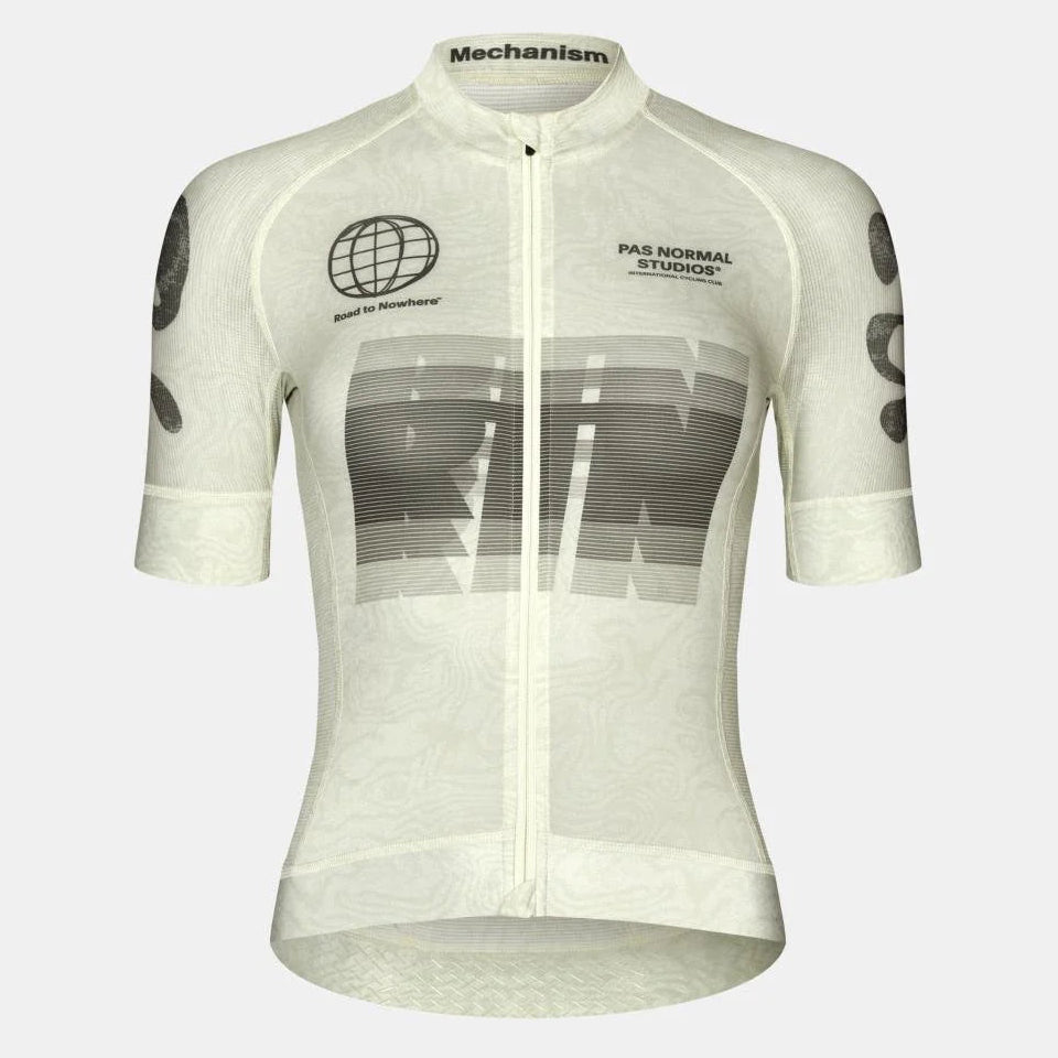 Maillot mujer Pas Normal Studios Mechanism Logo AOP RTN - Blanco