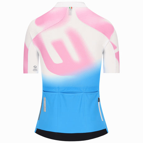 Maillot mujer Q36.5 Gregarius Pro Big Logo - Azul