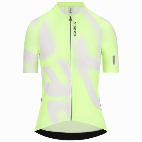 Maillot femme Q36.5 Gregarius Pro Big Logo - Jaune
