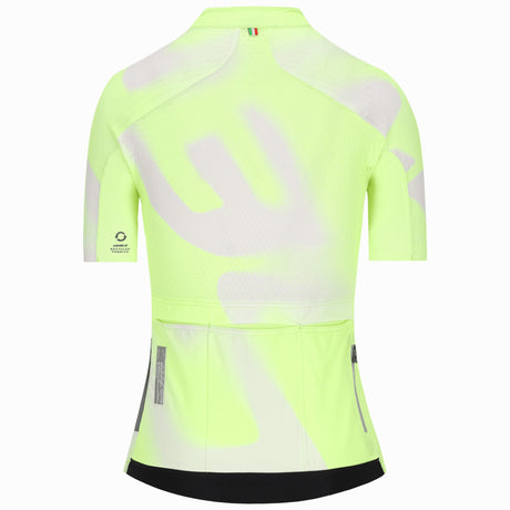 Maillot femme Q36.5 Gregarius Pro Big Logo - Jaune