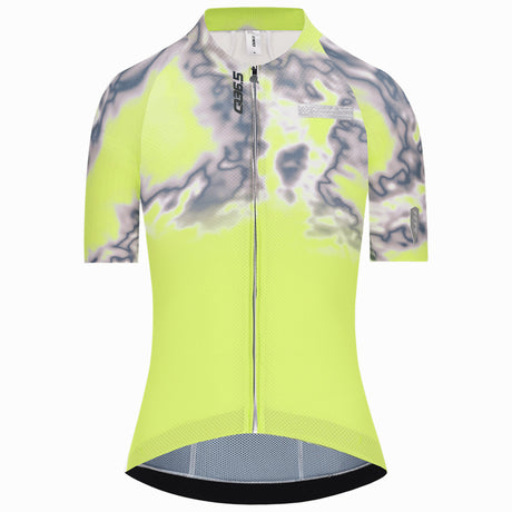 Maillot mujer Q36.5 Gregarius Pro Weathermap - Verde