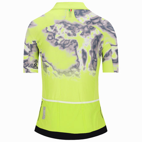Maillot mujer Q36.5 Gregarius Pro Weathermap - Verde