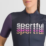 Sportful Supergiara 2 Logo frau trikot - Blau