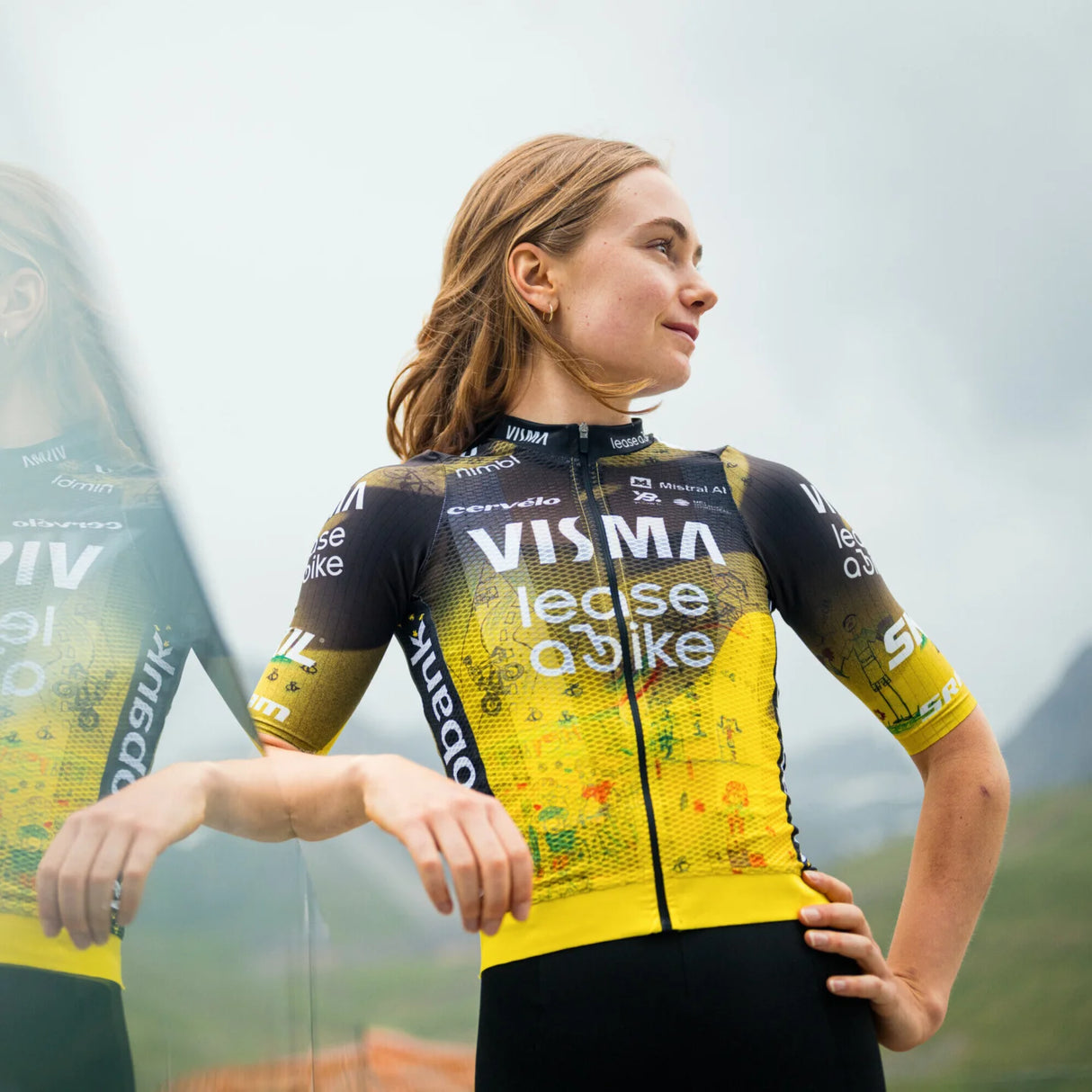 Maglia donna Team Visma Lease a bike 2026 Dream Like a Champion - Tdff Yellow B.