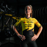 Maglia donna Team Visma Lease a bike 2026 - Former World Champion Yellow B.