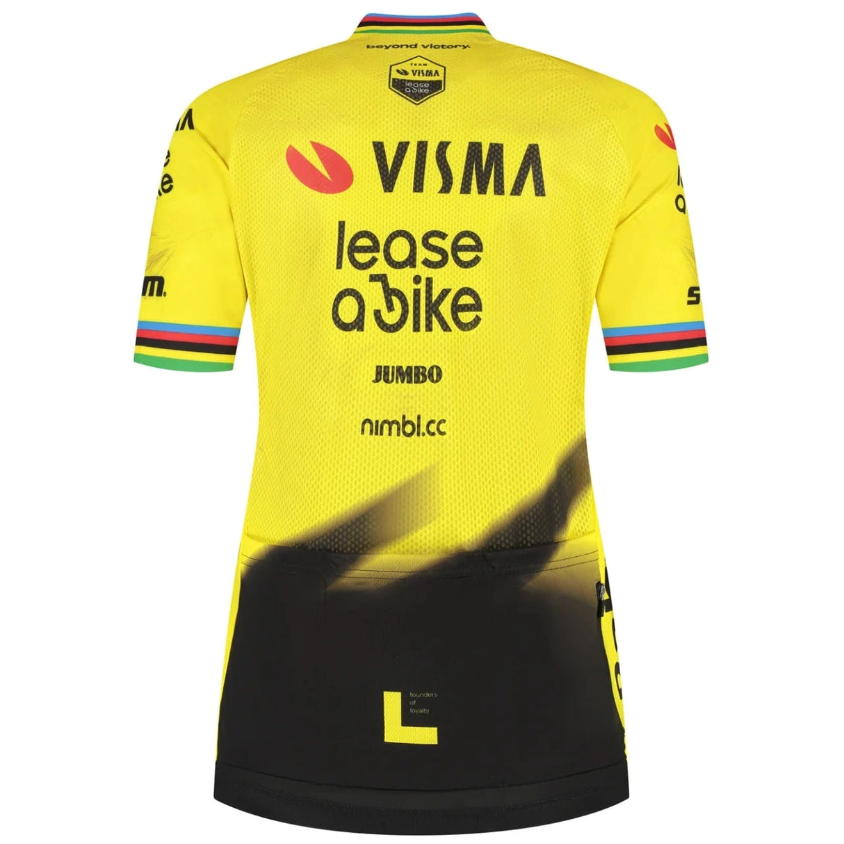 Maglia donna Team Visma Lease a bike 2026 - Former World Champion Yellow B.
