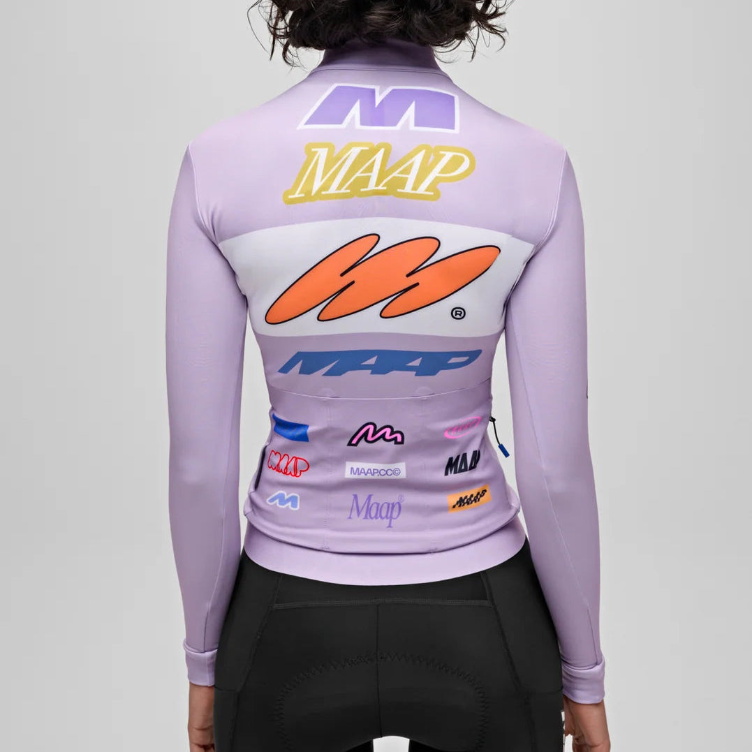 Maillot femme manches longues Maap Gamma Team Thermal - Dusty lavender