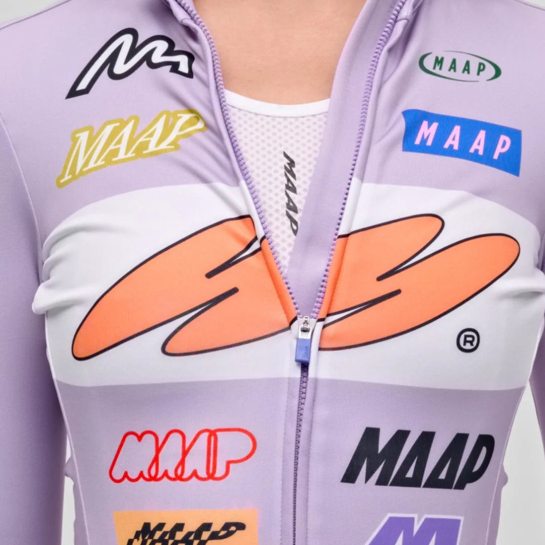 Maillot femme manches longues Maap Gamma Team Thermal - Dusty lavender