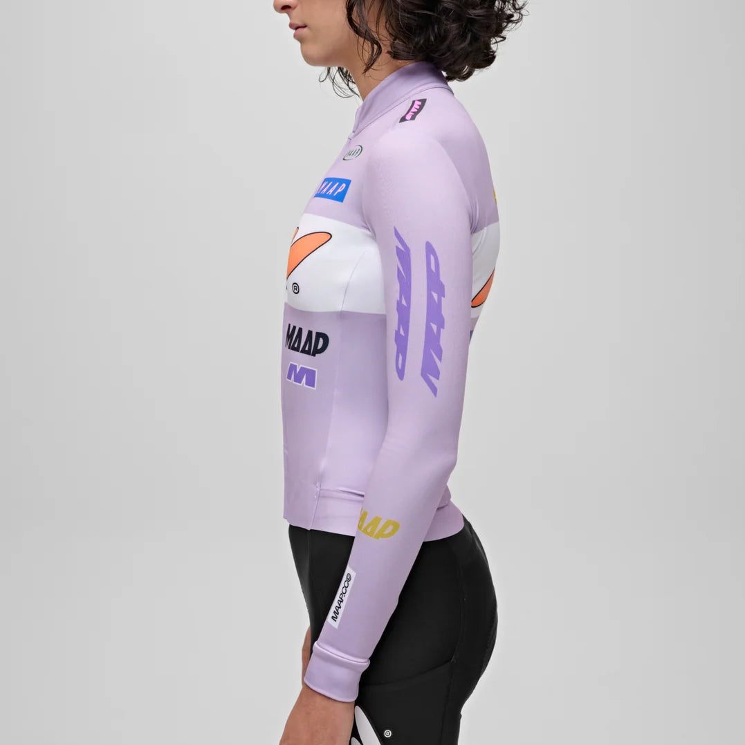 Maillot femme manches longues Maap Gamma Team Thermal - Dusty lavender