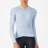 Castelli Espresso 2 frau langarmtrikot - Hellblau
