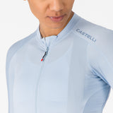 Castelli Espresso 2 frau langarmtrikot - Hellblau