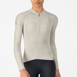 Maillot femme manches longues Castelli Espresso 2 - Beige