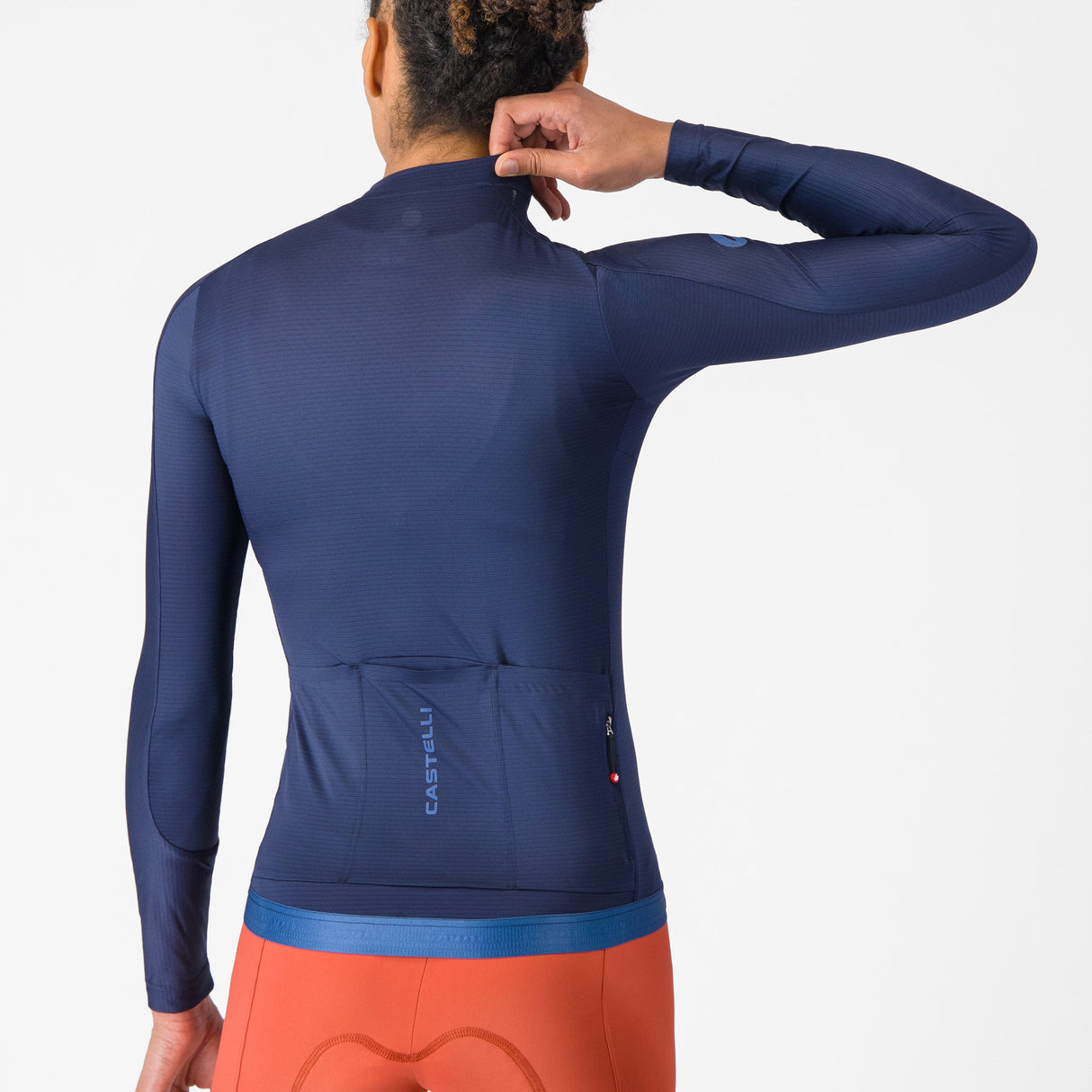 Maillot femme manches longues Castelli Espresso 2 - Bleu