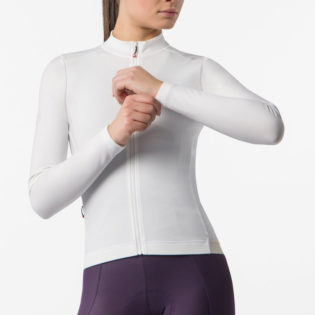 Maglia donna maniche lunghe Castelli Espresso Thermal 2 - Bianco Castelli