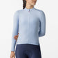 Maglia donna maniche lunghe Castelli Espresso Thermal 2 - Azzurro Castelli