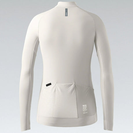 Maillot mujer manga larga Gobik Pacer Solid 2.0 Crepe - Beige