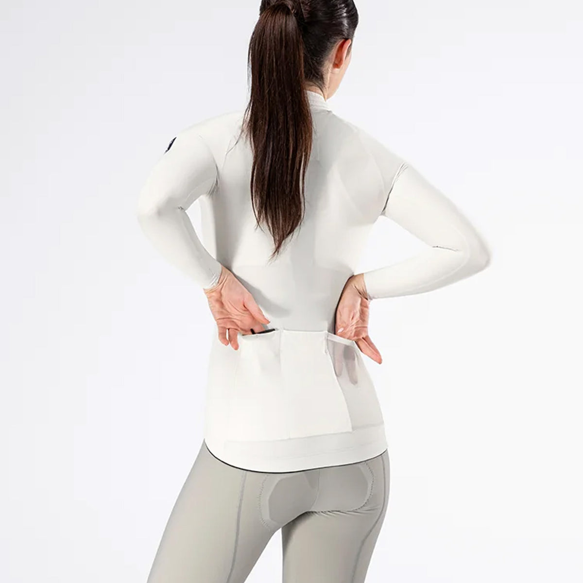 Gobik Pacer Solid 2.0 Crepe frau langarmtrikot - Beige