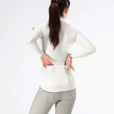 Gobik Pacer Solid 2.0 Crepe frau langarmtrikot - Beige