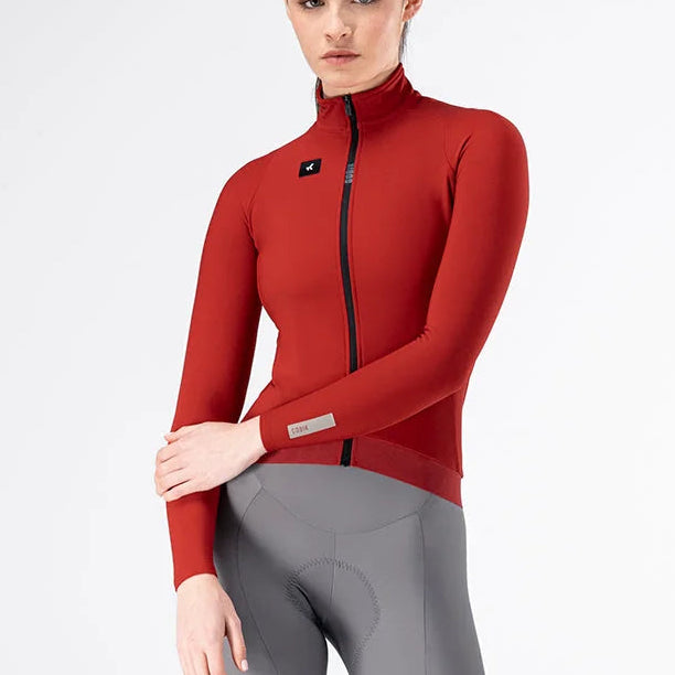 Maglia donna maniche lunghe Gobik Weezer Monarch - Rosso Gobik