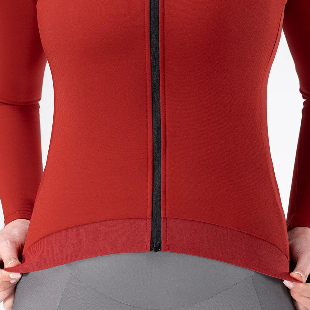 Maglia donna maniche lunghe Gobik Weezer Monarch - Rosso Gobik