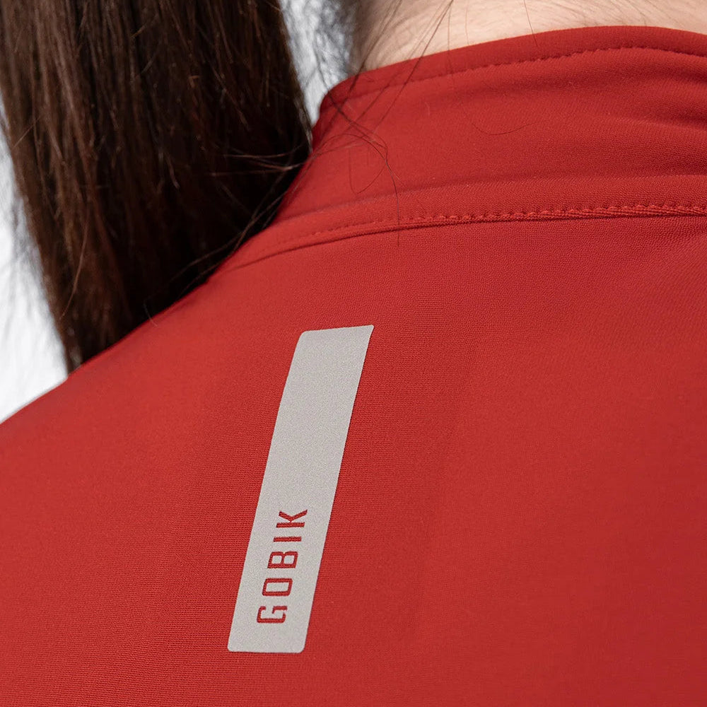 Maglia donna maniche lunghe Gobik Weezer Monarch - Rosso Gobik