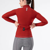 Maglia donna maniche lunghe Gobik Weezer Monarch - Rosso Gobik