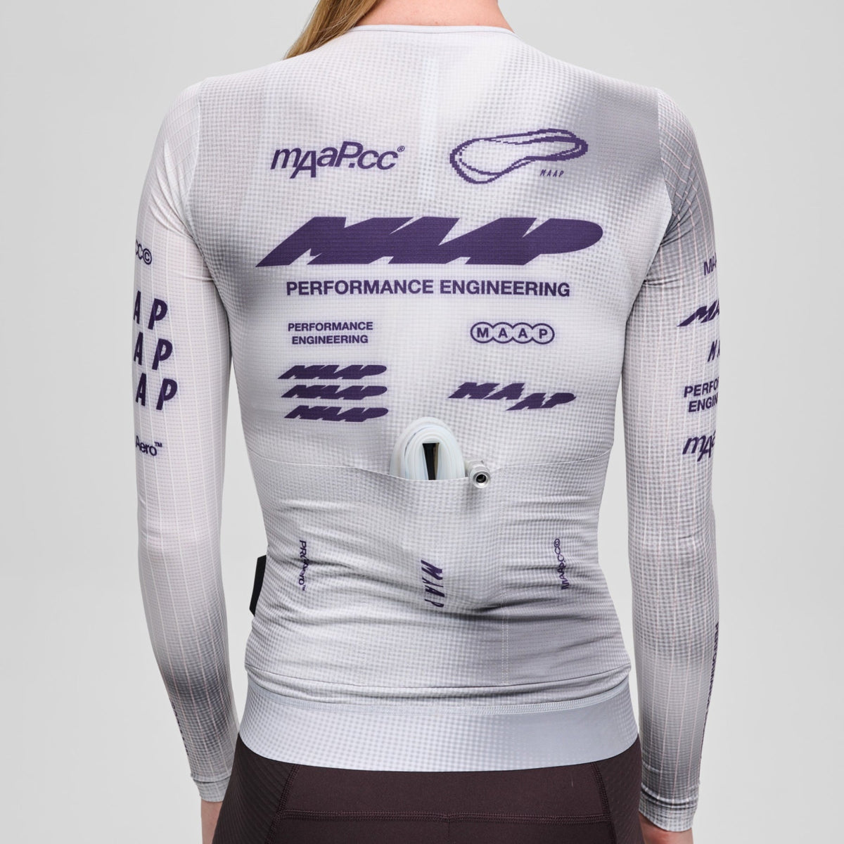 Maillot femme manches longues Maap Beta Pro Aero - Gris