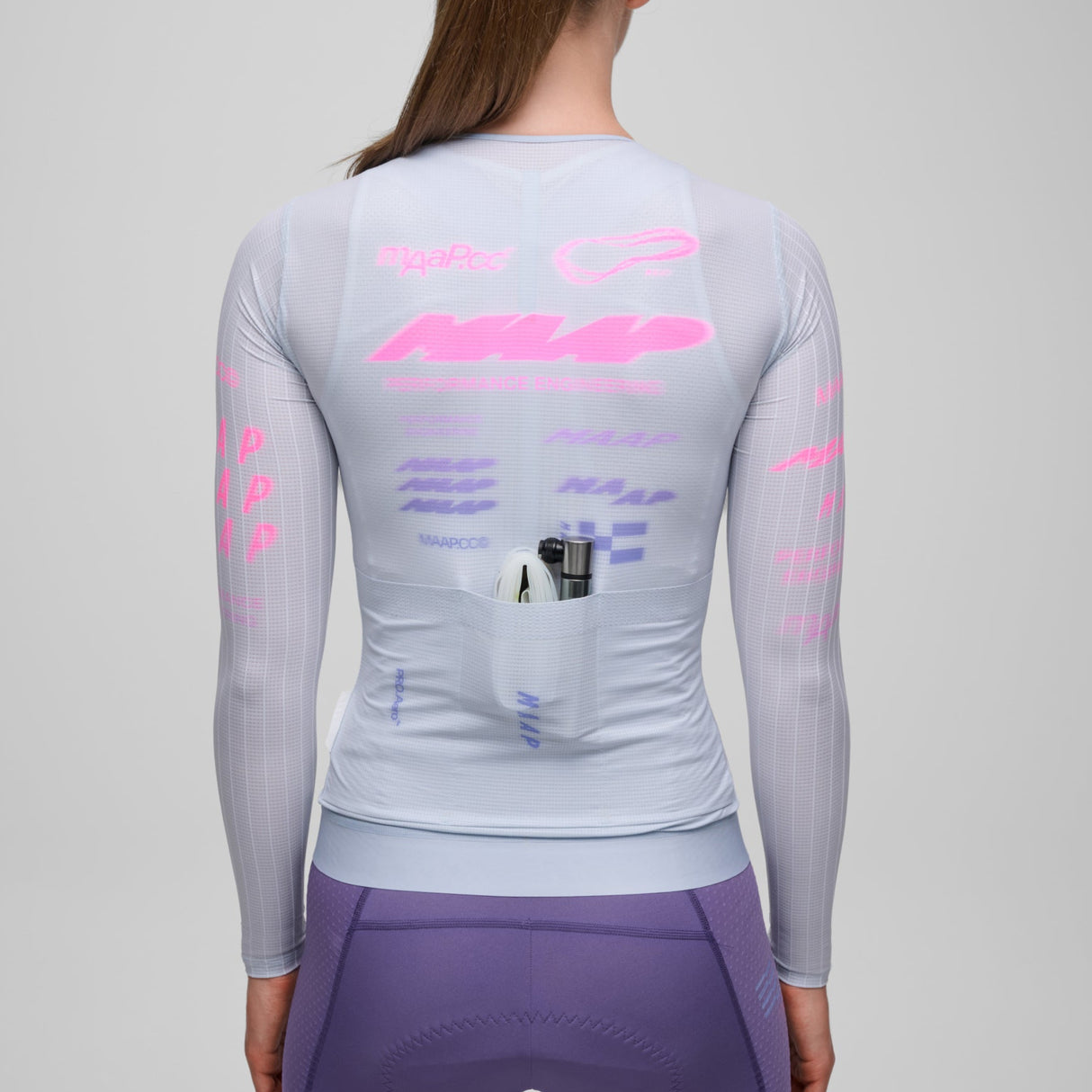 Maap Beta Pro Aero frau langarmtrikot - Hellblau